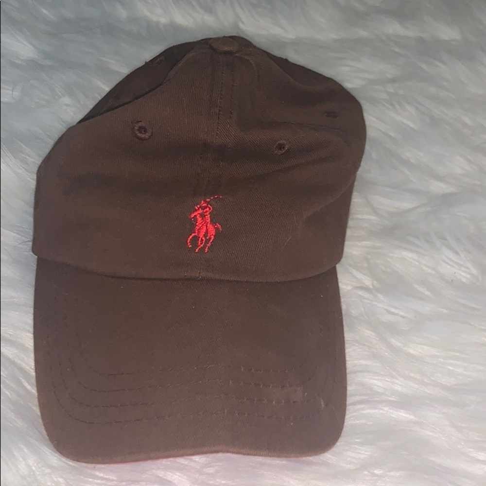 Brown Polo Baseball Cap